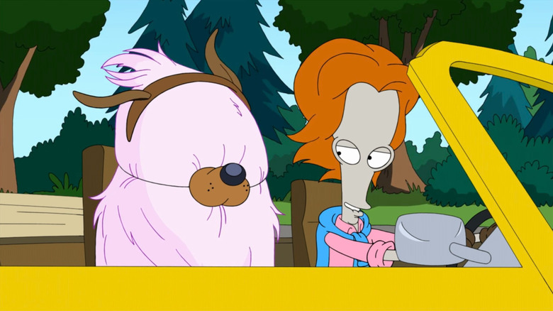 Roger and Qurchhhh on American Dad