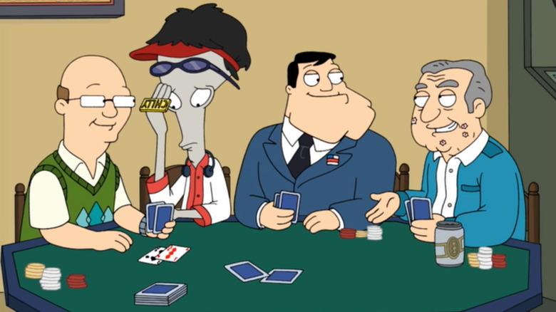 Stan, Roger, Ray, and Bad Larry on American Dad