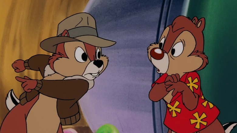 Chip speaking angrily to Dale on Chip 'n Dale: Rescue Rangers S1E3