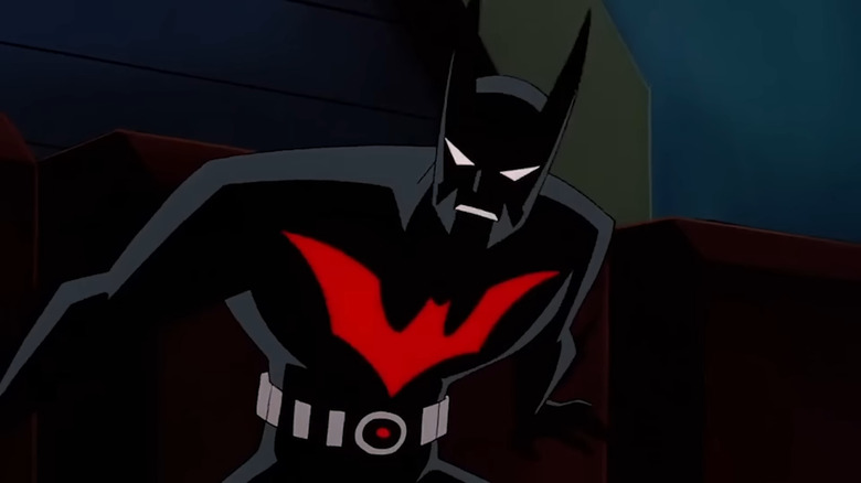Will Friedle's Batman posing in Batman Beyond