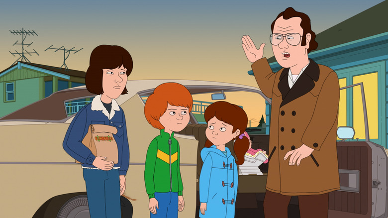 Frank, Kevin, Bill, and Maureen on F is for Family