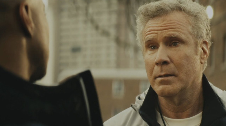 A-Train (Jessie T. Usher) speaks to Will Ferrell in The Boys