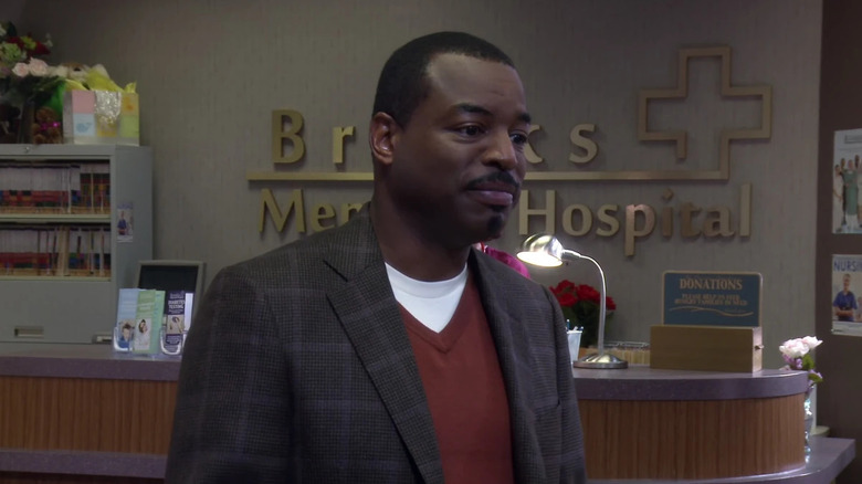 LeVar Burton as himself, in a hospital lobby in Community.