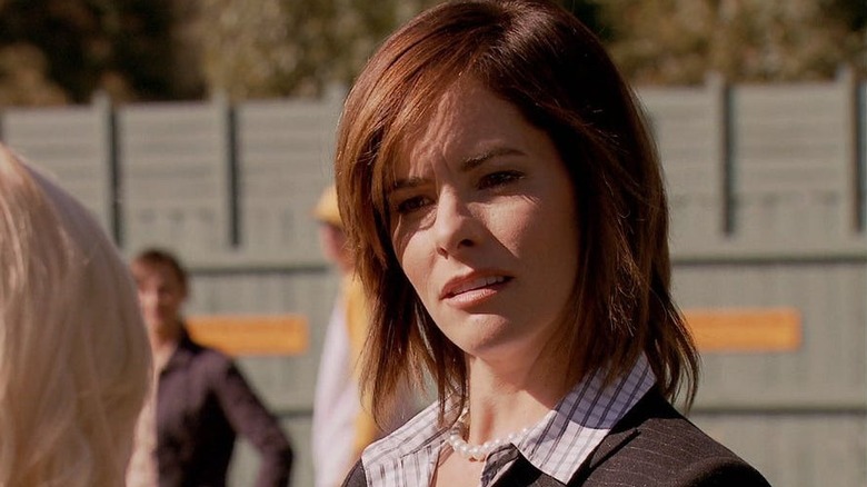 Parker Posey as Linsay Carlisle Shay grimacing in Parks & Recreation
