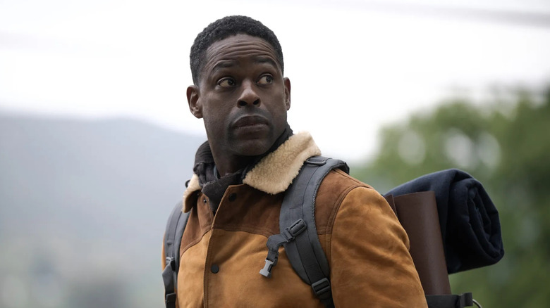 Sterling K. Brown as Secret Service Xavier Collins, on a hike in "Paradise."