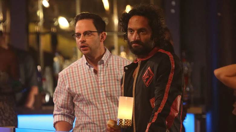 Rodney and Rafi looking angry in The League