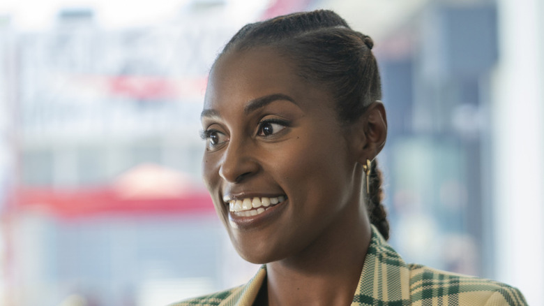 Issa (Issa Rae) smiles in Insecure
