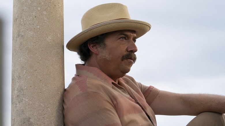 Jesse Gemstone (Danny McBride) ponders in The Righteous Gemstones