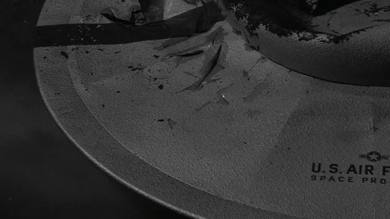 A broken U.S. Air Force space probe