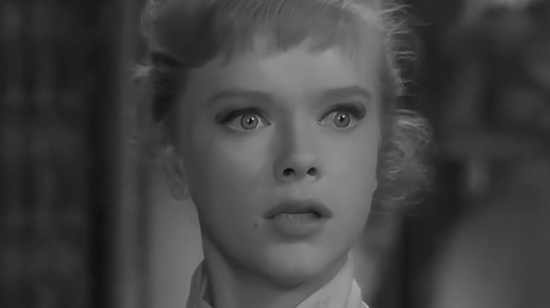 Marsha White looks terrified in The Twilight Zone
