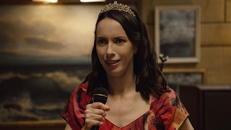 Patricia hosts a party in Widow's Bay Episode 4
