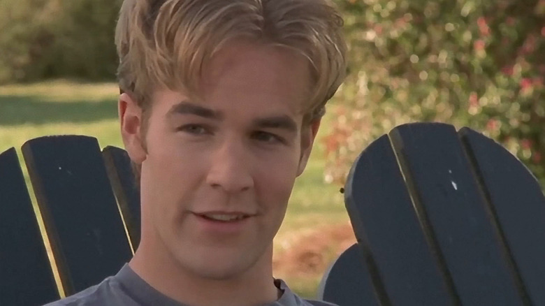James Van Der Beek as Dawson Leery smiles outside in Dawson's Creek