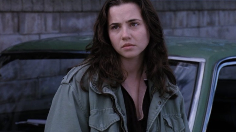 Linda Cardellini as Lindsay Weird looks distraught on Freaks and Geeks
