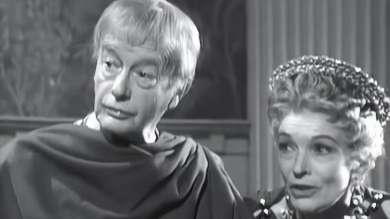 Roland Culver as Augustus and Sonia Dresdel as Livia in The Caesars.