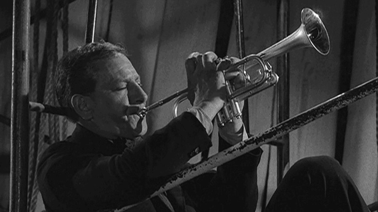 Joey (Jack Klugman) playing a trumpet on "The Twilight Zone."