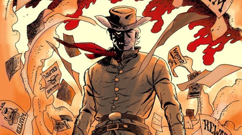 Jonah Hex standing and staring in Jonah Hex #50