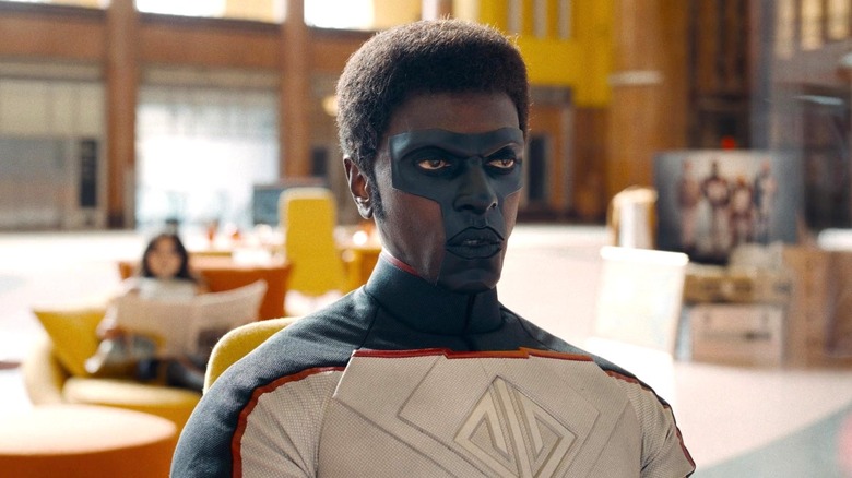 Edi Gathegi's Mister Terrific speaking in Superman