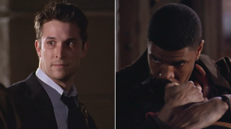Noah Wyle as Dr. John Carter and Eriq La Salle as Dr. Peter Benton in ER Season 6, Episode 22