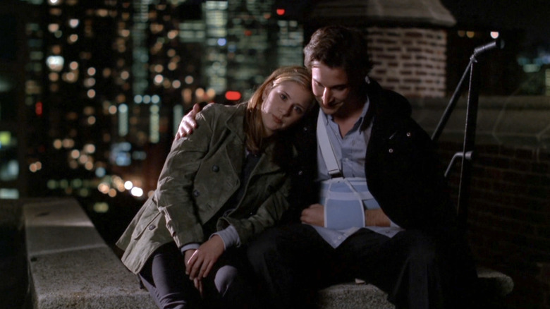 Kellie Martin as Lucy Knight and Noah Wyle as Dr. John Carter in Season 5, Episode 8