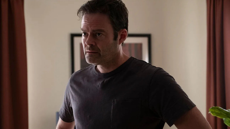 Bill Hader as Barry Berkman, standing in Gene's apartment in Barry.