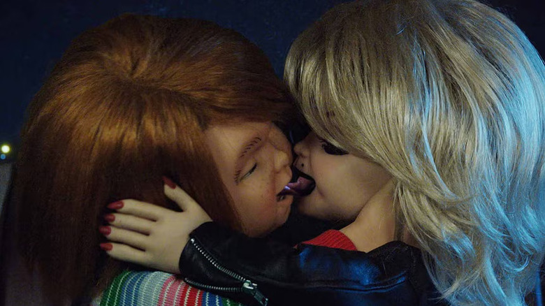 Chucky and Tiffany get intimate on TV's Chucky