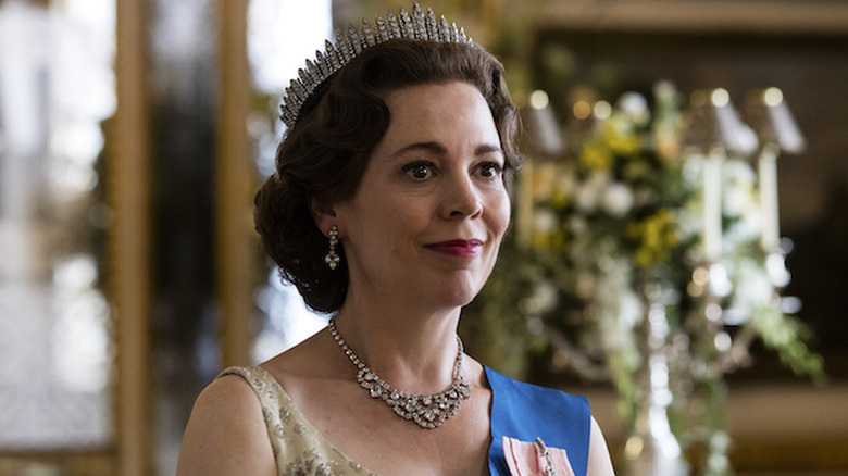 Queen Elizabeth II smiling