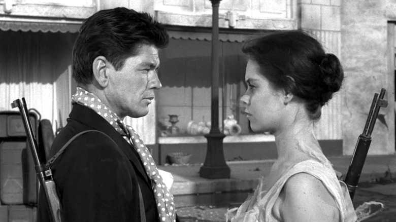 The Man (Charles Bronson) and The Woman (Elizabeth Montgomery) in The Twilight Zone