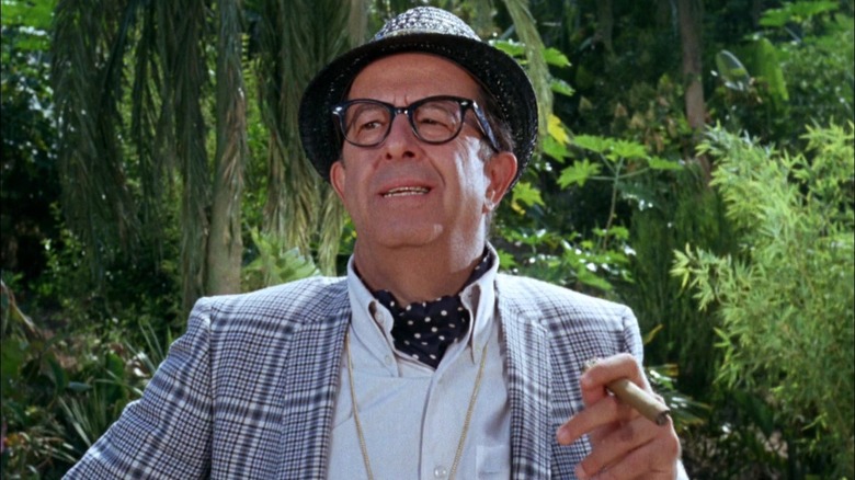 Phil Silvers as Harold Hecuba tries to act like a boss to all the castaways of Gilligan's Island.