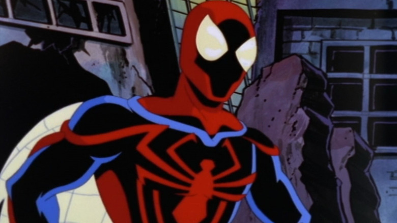Spider-Man in building ruins on "Spider-Man: Unlimited."