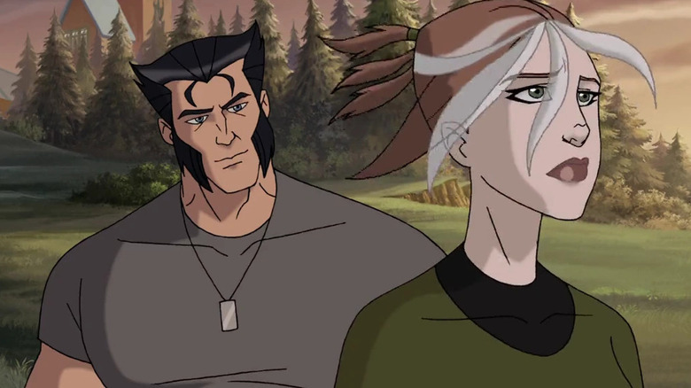 Wolverine and Rogue standing outside on "Wolverine and the X-Men."