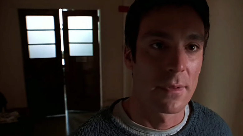 Michael T. Weiss as Jarod looks concerned in The Pretender