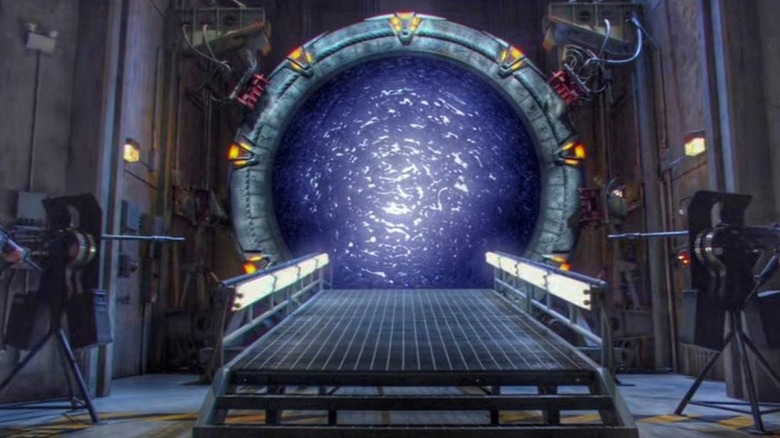 The activated Stargate at Stargate Command in Stargate SG-1