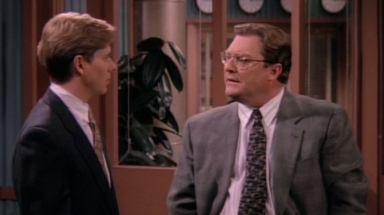Dave listening to Jimmy talk on NewsRadio