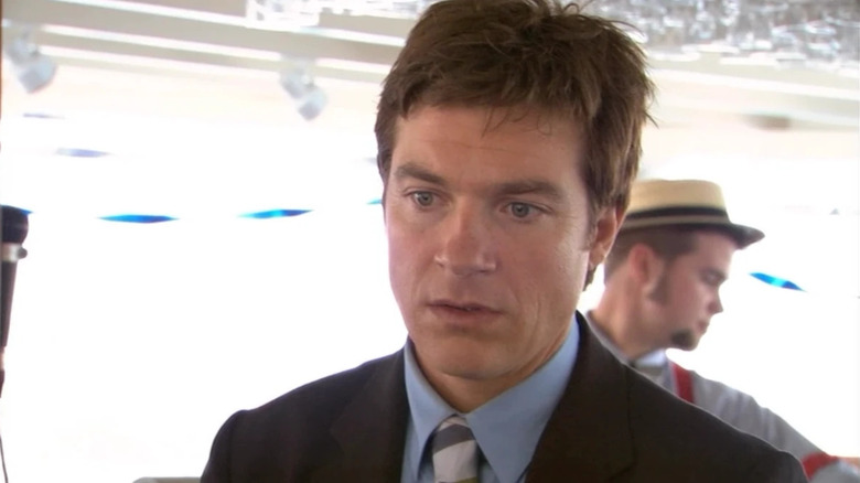 Jason Bateman as Michael Bluth looking worried in Arrested Development