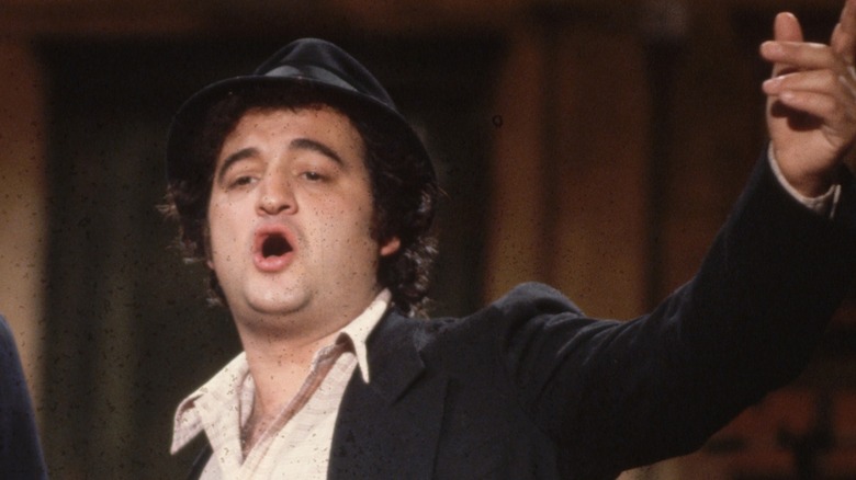John Belushi singing on Saturday Night Live