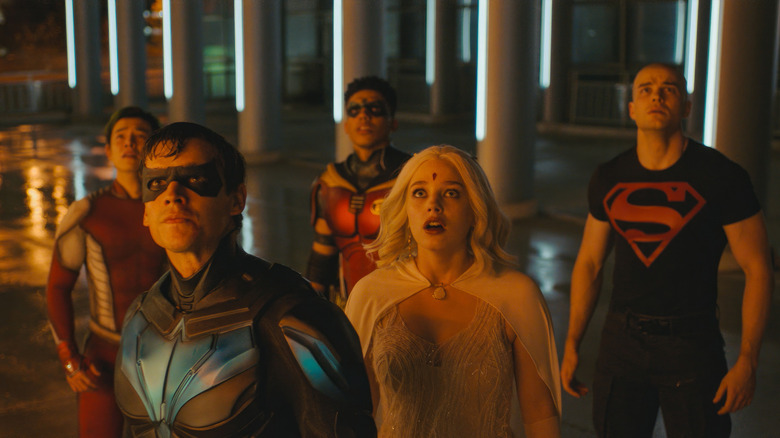 Teen Titans lined up on Titans