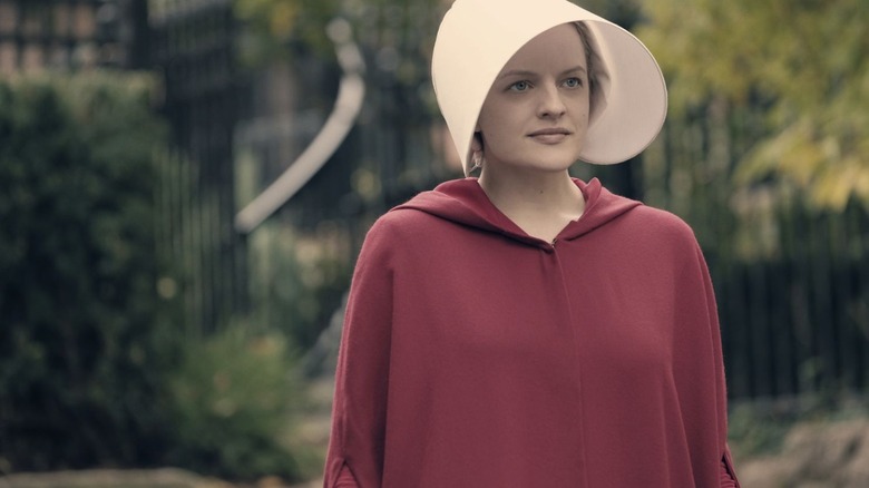 June Osborne (Elisabeth Moss) in The Handmaid's Tale