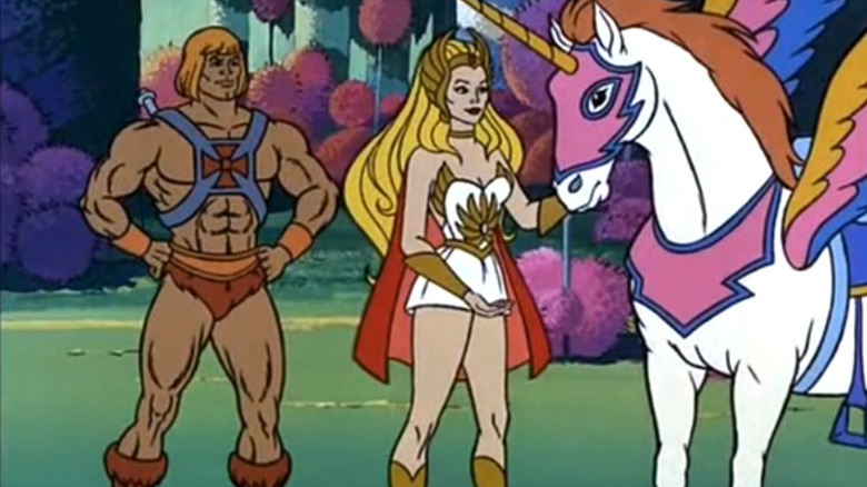He-Man guides his long-lost sister in an early episode of She-Ra: Princess of Power.