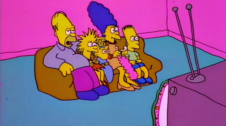 The original Simpsons, on The Tracey Ullman Show