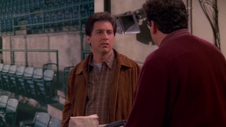 Ray glaring at Andy in the office on Everybody Loves Raymond S3E8