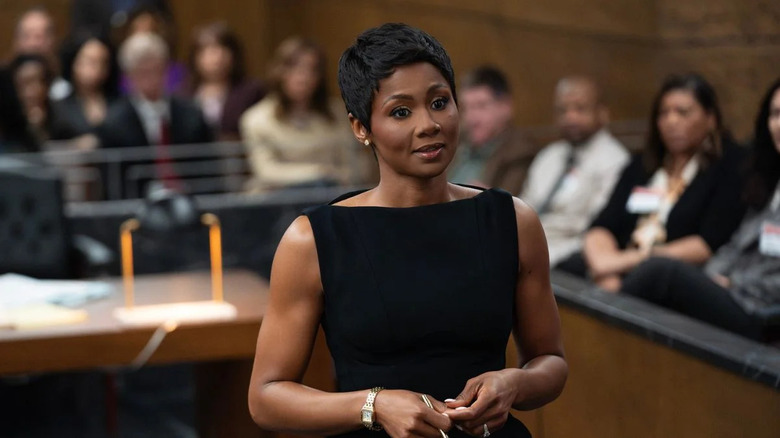 Jax Stewart (Emayatzy Corinealdi) presents her case in court on Reasonable Doubt