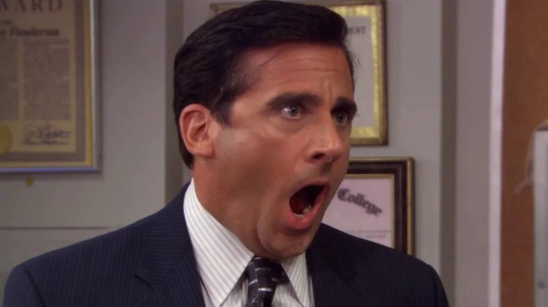 Michael Scott (Steve Carell) yelling on The Office