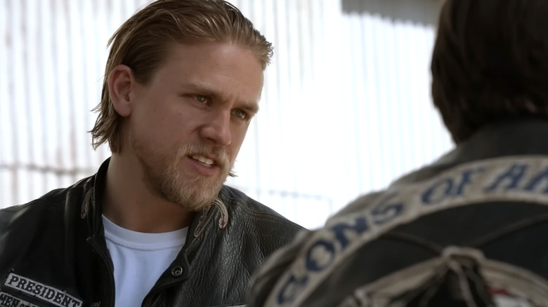 Charlie Hunnam's Jax Teller speaking on Sons of Anarchy