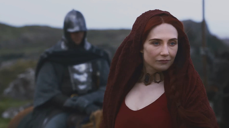Carice van Houten as Melisandre looks confident in Game of Thrones