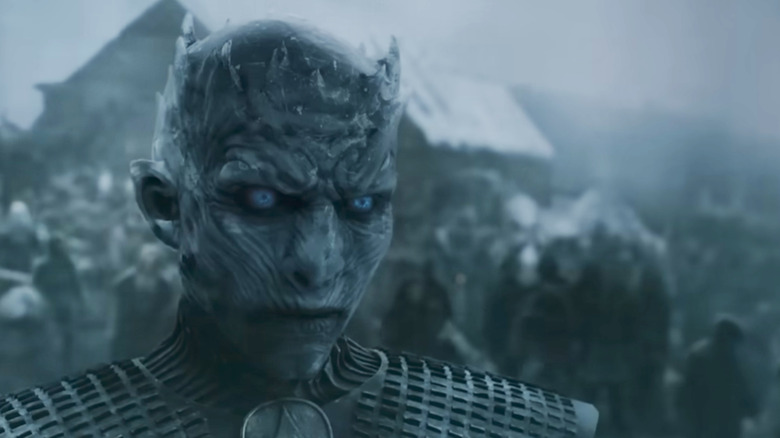 Vladimir Furdik as the Night King looks intense in Game of Thrones