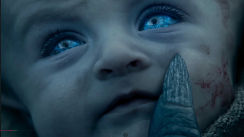 A baby's eyes turn blue in Game of Thrones