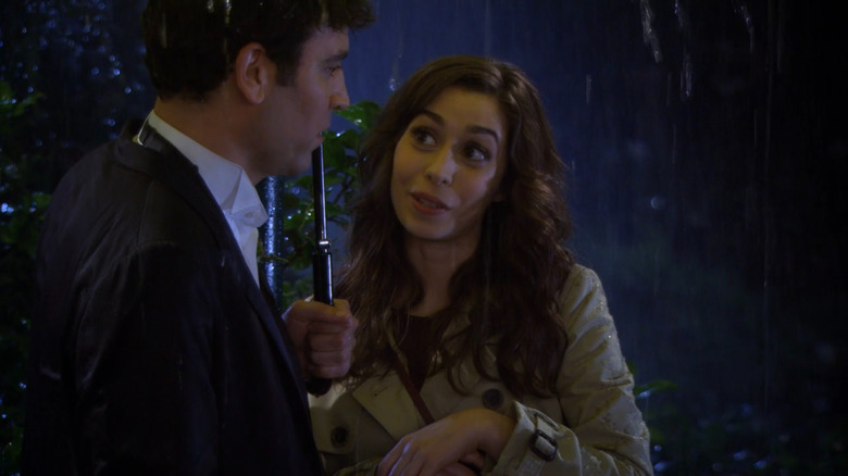 Tracy (Cristin Milioti) talking to Ted (Josh Radnor) on How I Met Your Mother