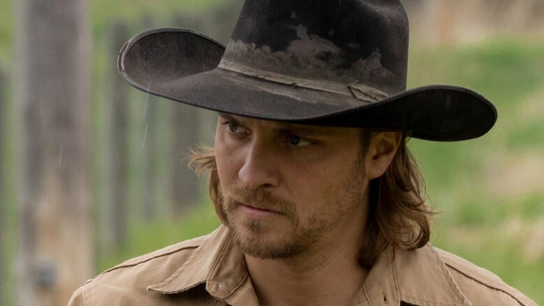 Kayce Dutton looks serious in Yellowstone