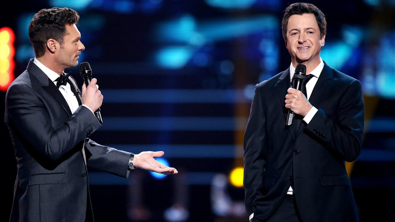 Ryan Seacrest and Brian Dunkleman hosting American Idol