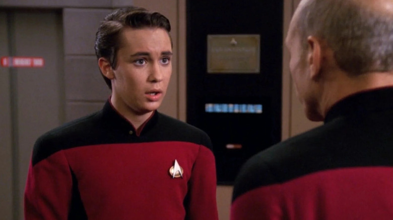 Wil Wheaton as Wesley Crusher on Star Trek: The Next Generation